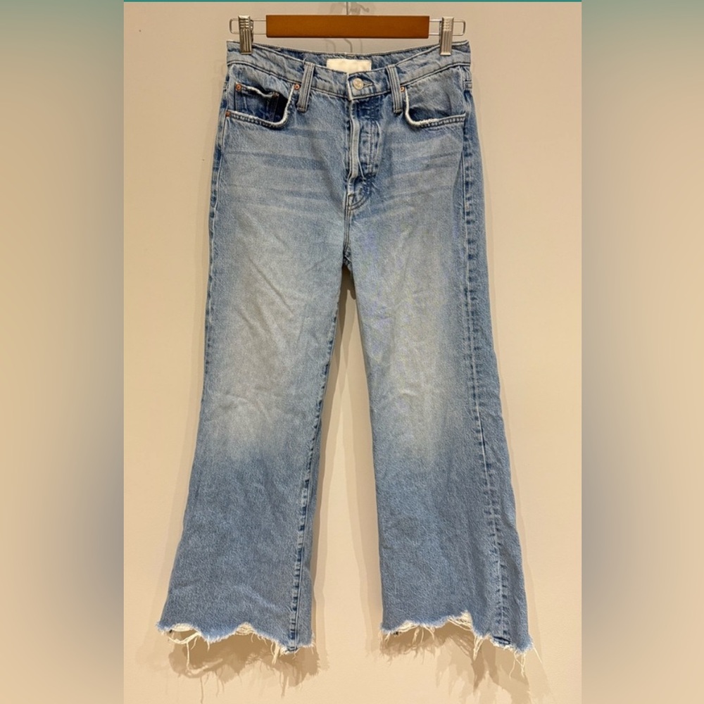 MOTHER Light Blue Flare Jeans
